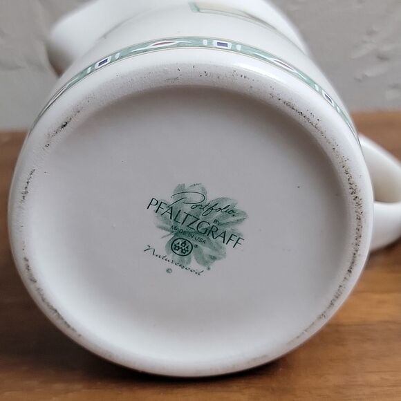 PFALTZGRAFF NATUREWOOD CREAMER AND SUGAR BOWL 2-PIECE SET - Picture 5 of 12